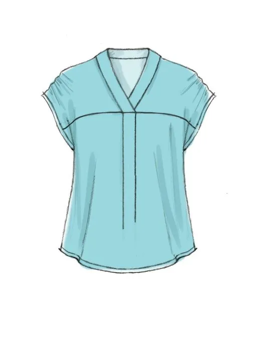 M7359 McCalls Schnittmuster Blusenshirt