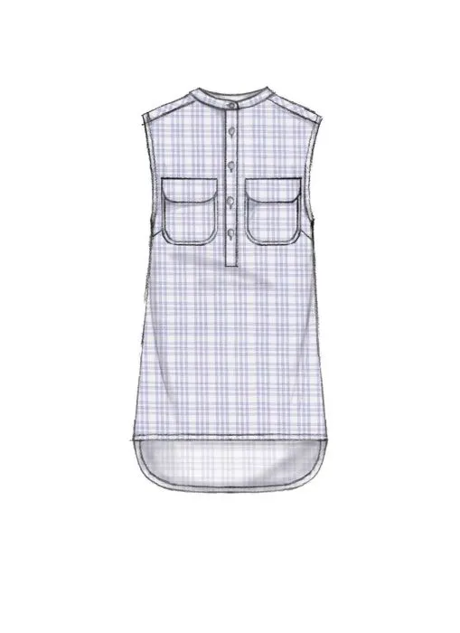 M7360 McCalls Schnittmuster Blusenshirt