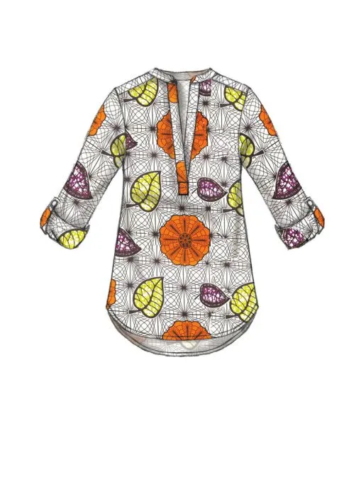 M7360 McCalls Schnittmuster Blusenshirt