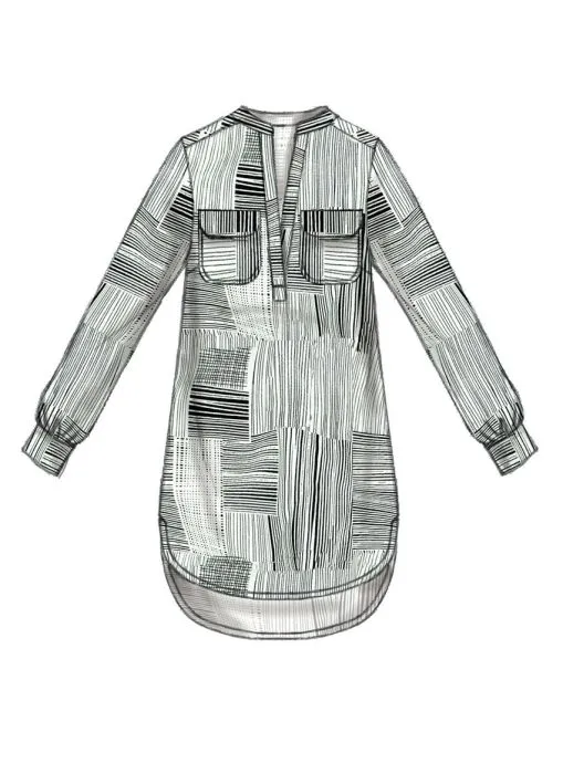 M7360 McCalls Schnittmuster Blusenshirt