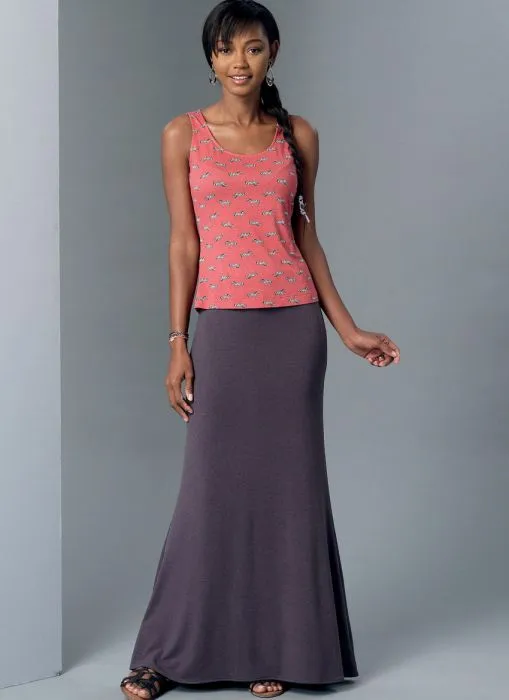 M7386 McCalls Schnittmuster Kleid Top Rock EASY!