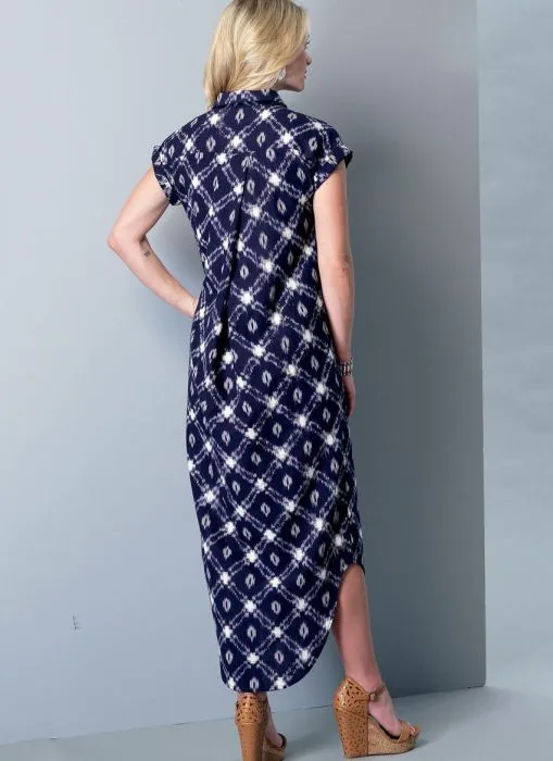 M7387 McCalls Schnittmuster Hemdblusen Kleider