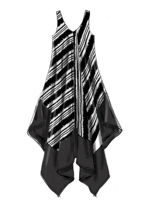 M7402 McCalls Schnittmuster Sommerkleid EASY!