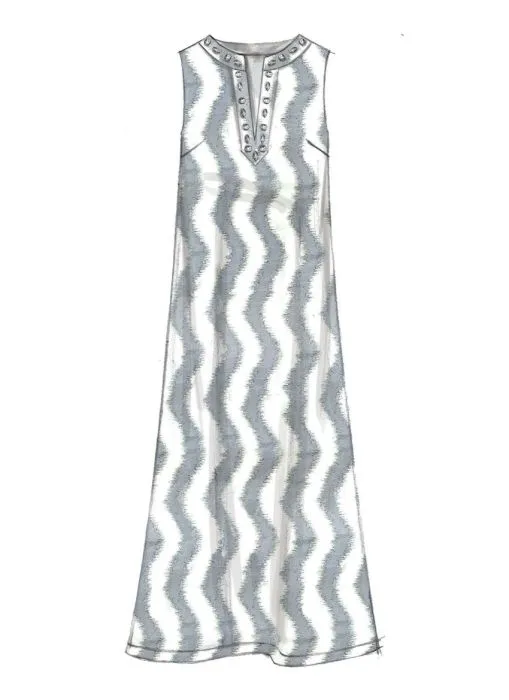 M7408 McCalls Schnittmuster Tunika Kleid