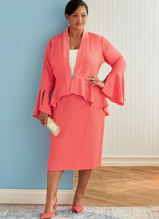 B6821 Butterick Schnittmuster Kostüm