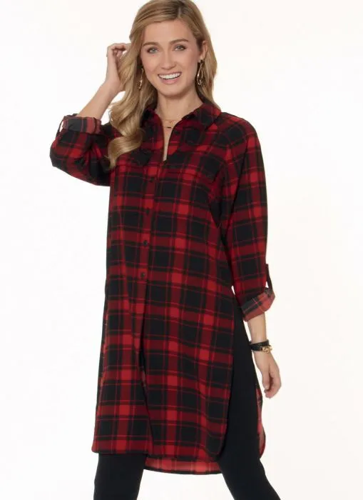 M7472 McCalls Schnittmuster Hemdbluse Tunika