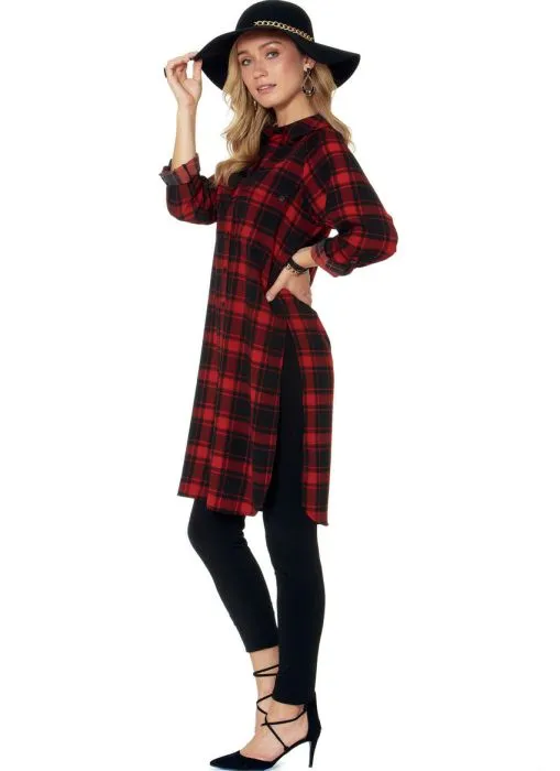 M7472 McCalls Schnittmuster Hemdbluse Tunika