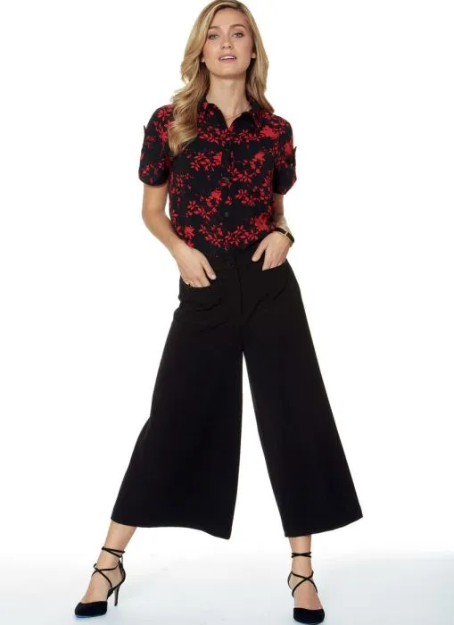 M7472 McCalls Schnittmuster Hemdbluse Tunika