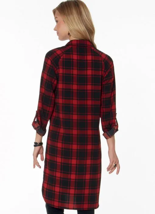 M7472 McCalls Schnittmuster Hemdbluse Tunika