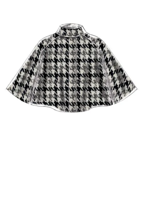 M7477 McCalls Schnittmuster Cape mit Kapuze