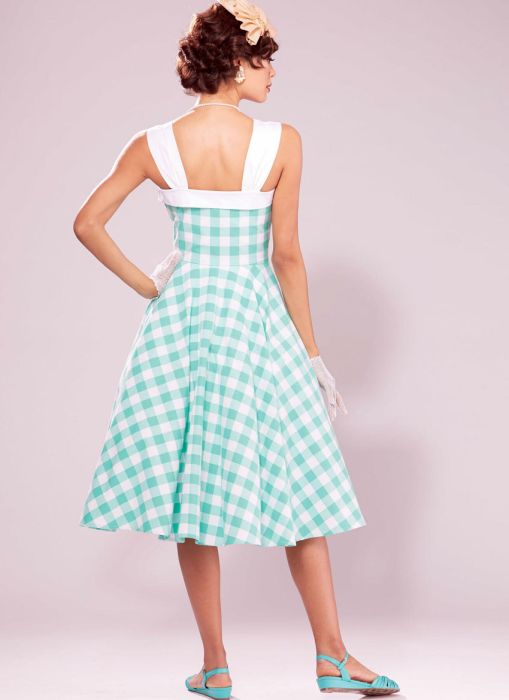 McCalls Schnittmuster Vintage Kleid 50er Jahre M7599 Maschinensticken, Nähen, Schnittmuster