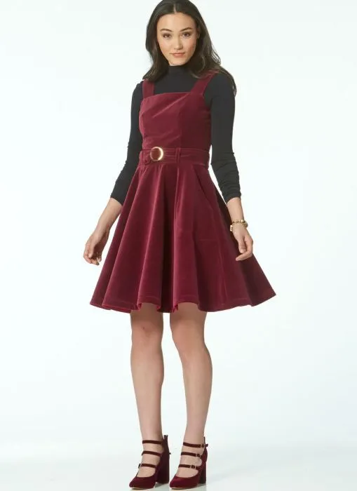 M7626 McCalls Schnittmuster Kleid + Overall