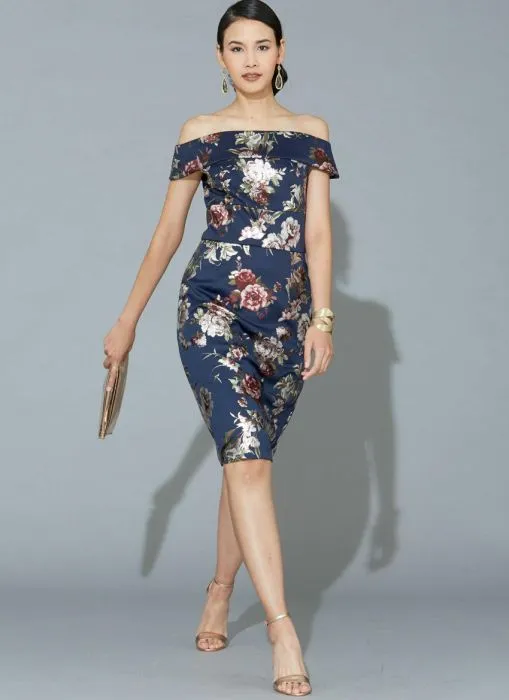 M7719 McCalls Schnittmuster Abendkleid Cocktailkleid