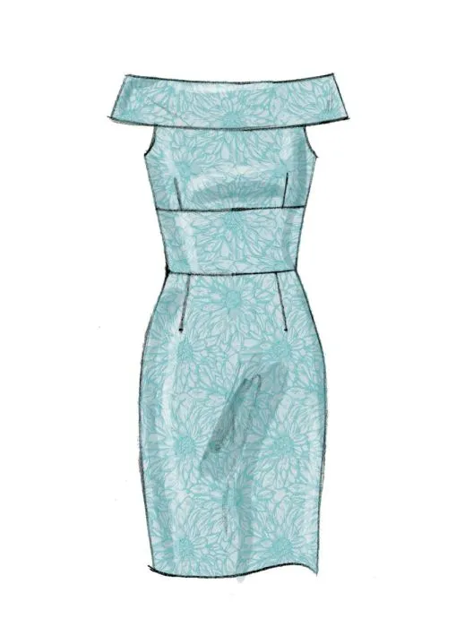 M7719 McCalls Schnittmuster Abendkleid Cocktailkleid