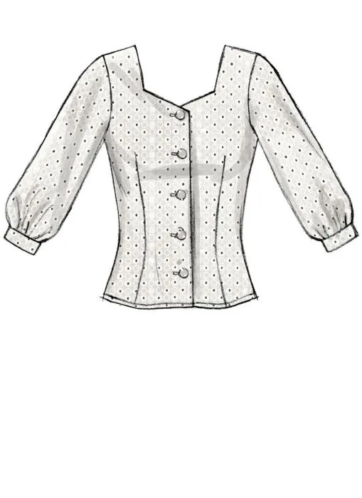 M7900 McCalls Schnittmuster Blusen