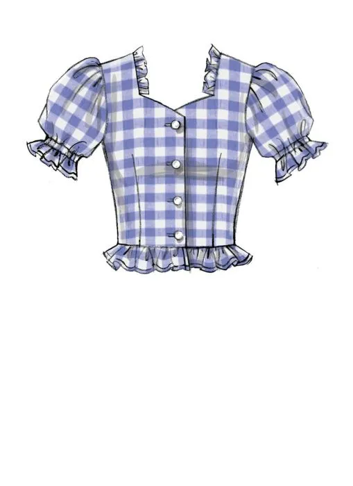 M7900 McCalls Schnittmuster Blusen