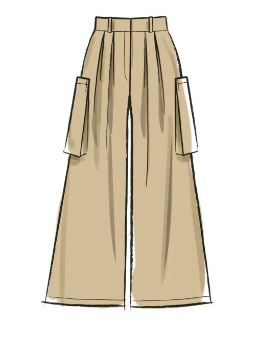 M7907 McCalls Schnittmuster weite Hosen