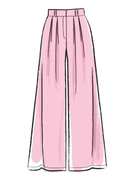 M7907 McCalls Schnittmuster weite Hosen