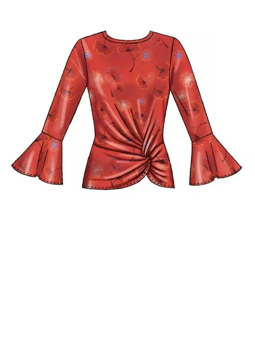 M7975 McCalls Schnittmuster Shirt Knotenshirt