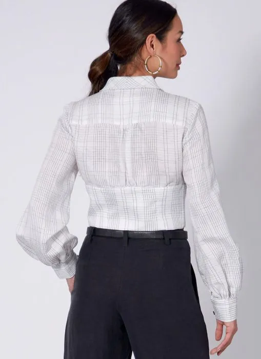 M7978 McCalls Schnittmuster Blusen Kurzblusen