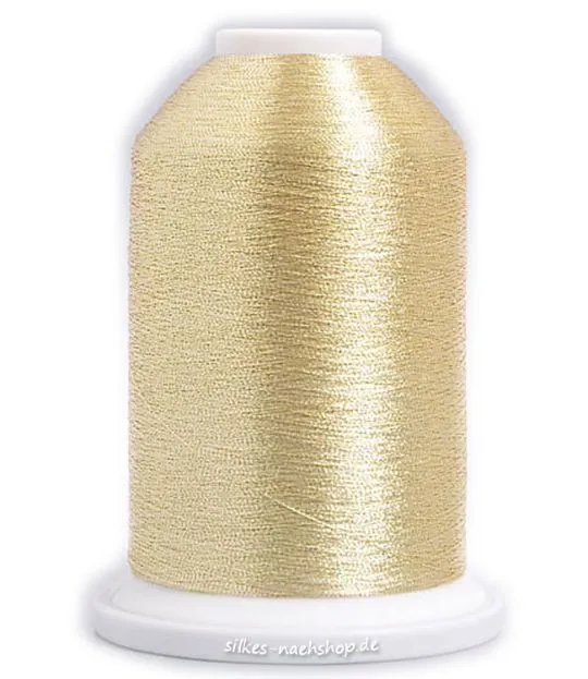 Madeira Rheingold Metallic Stickgarn 3000m weißgold