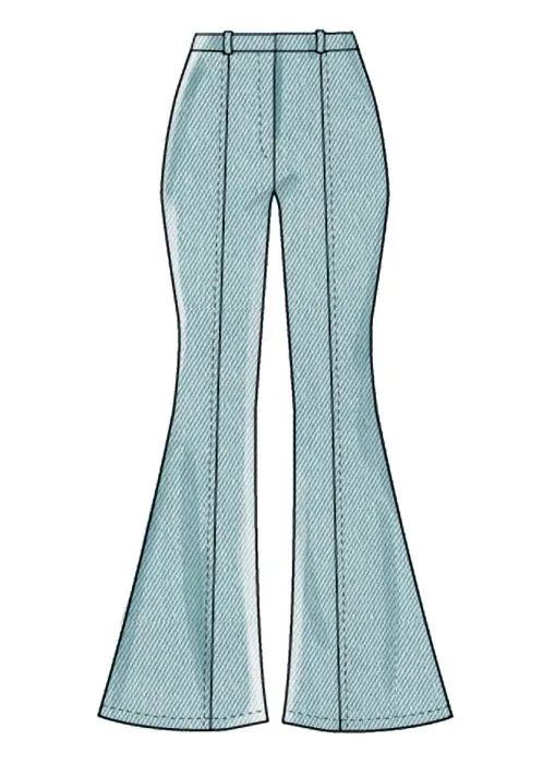 M8007 McCalls Schnittmuster Schlaghosen