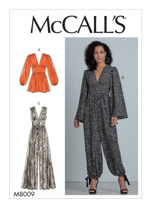 M8009 McCalls Schnittmuster Jumpsuit