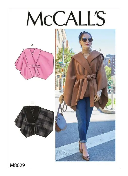 M8029 McCalls Schnittmuster Cape Kimono
