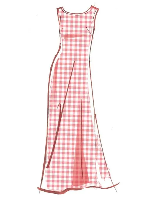 M8053 McCalls Schnittmuster Sommerkleid Trägerkleid