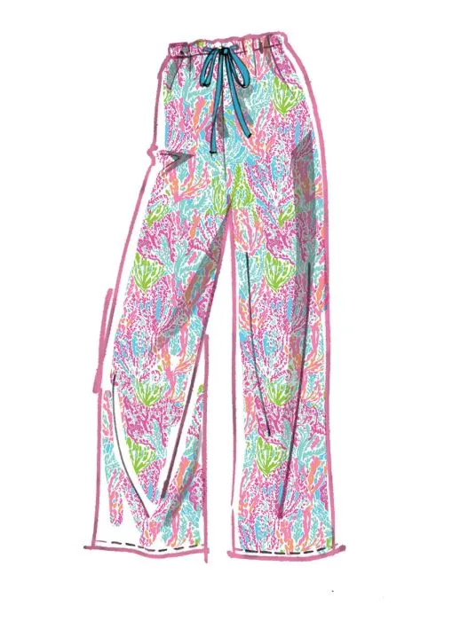 M8063 McCalls Schnittmuster Freizeithosen Shorts