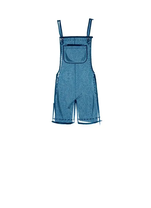 M8204 McCalls Schnittmuster Latzhose