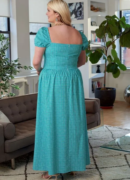 M8209 McCalls Schnittmuster Kleid Jumpsuit