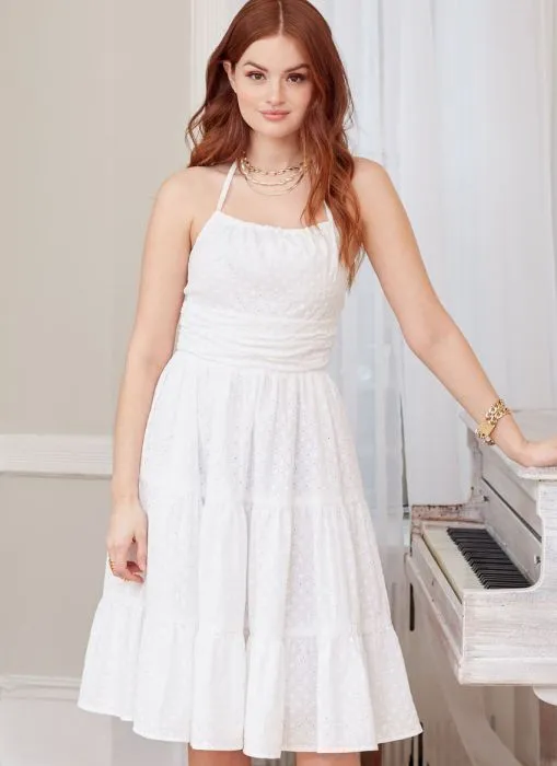 M8211 McCalls Schnittmuster Sommerkleid Stufenkleid