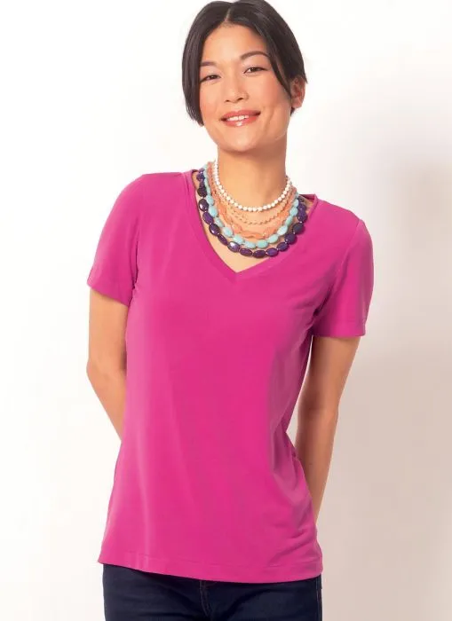 B6848 Butterick Schnittmuster Designer-Shirt/Top