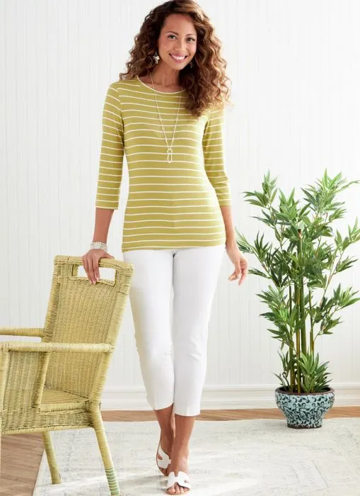 B6848 Butterick Schnittmuster Designer-Shirt/Top