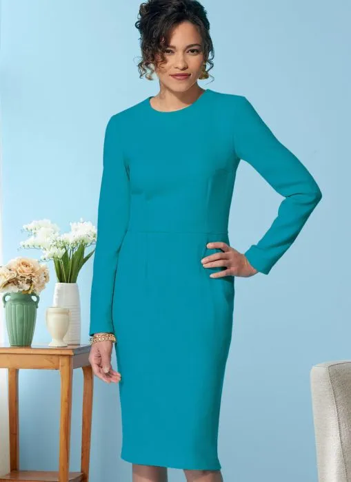 B6849 Butterick Schnittmuster Designer-Kleid
