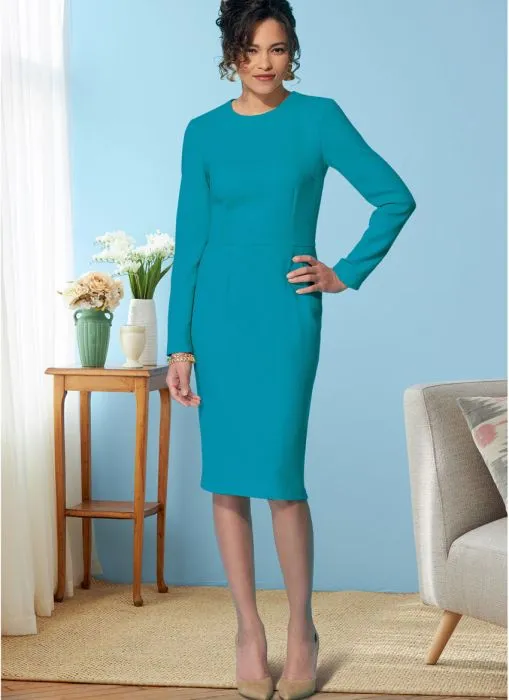 B6849 Butterick Schnittmuster Designer-Kleid