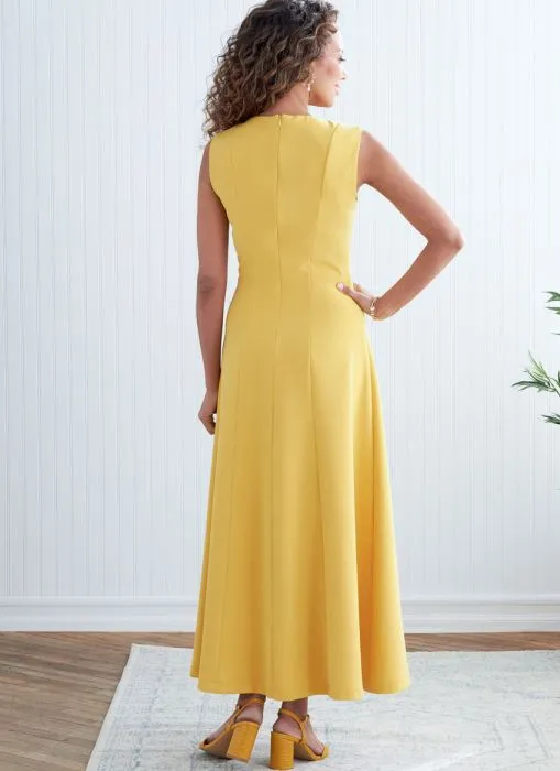 B6850 Butterick Schnittmuster Designer-Kleid