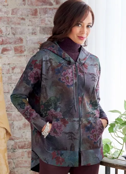 B6863 Butterick Schnittmuster Designer-Sweatjacke