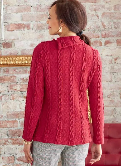 B6857 Butterick Schnittmuster Jerseyshirt EASY!