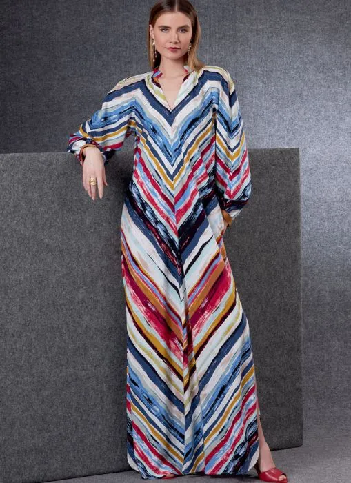 V1803 VOGUE Schnittmuster Maxikleid oversize