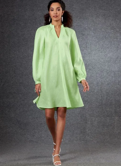 V1803 VOGUE Schnittmuster Maxikleid oversize