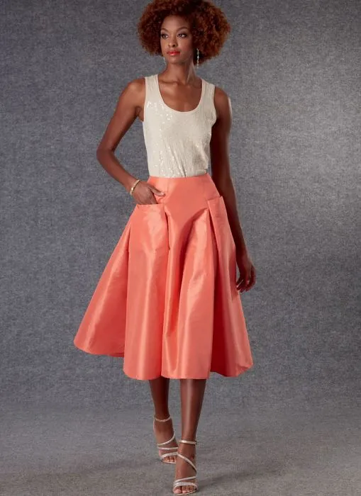 V1813 VOGUE Schnittmuster Glockenrock