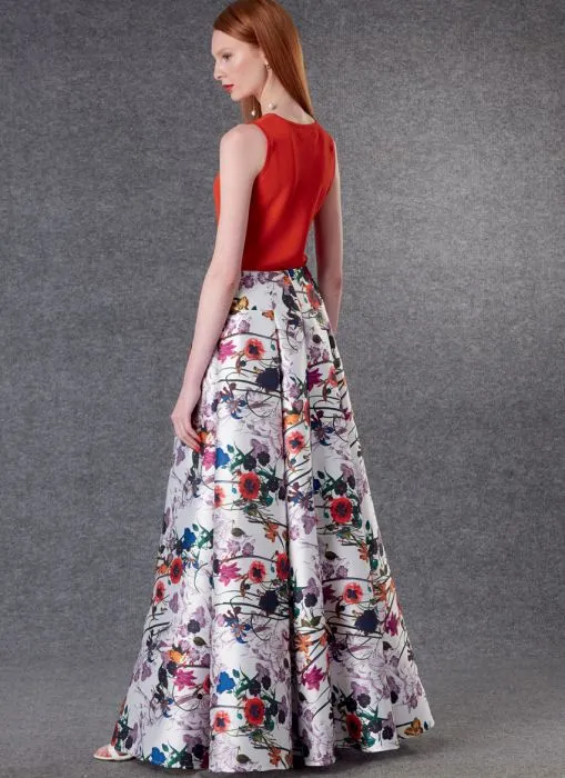 V1813 VOGUE Schnittmuster Glockenrock