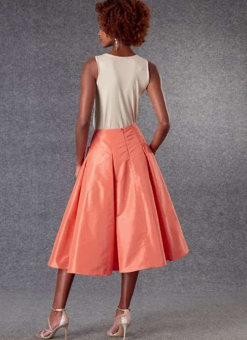 V1813 VOGUE Schnittmuster Glockenrock