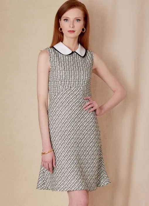 V1822 VOGUE Schnittmuster Kleid im Retro-Stil