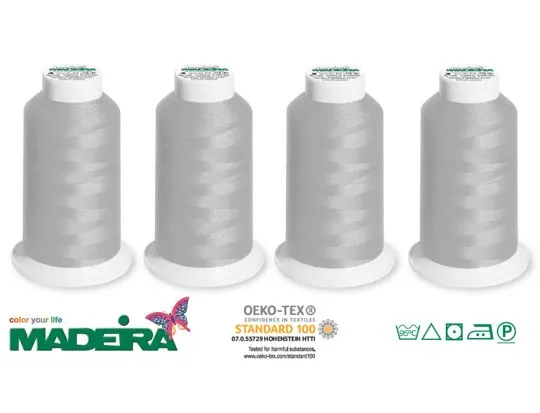 Overlockgarn Madeira Aerolock hellgrau 4x2500m