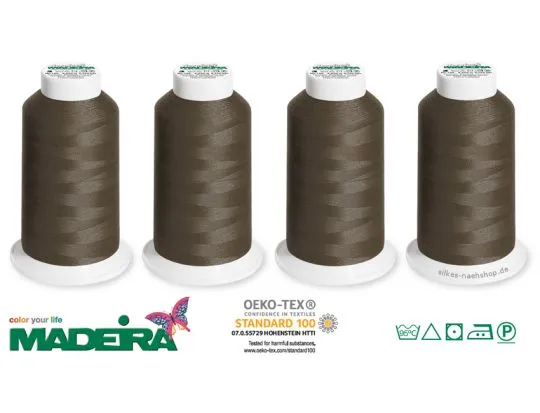Overlockgarn Madeira Aerolock braun 4x2500m