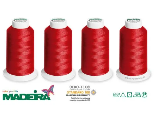 Overlockgarn Madeira Aerolock rot 4x2500m
