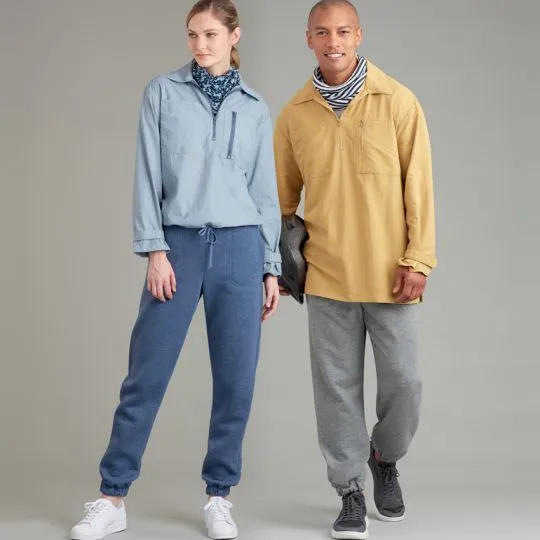 9278 Simplicity Schnittmuster Freizeitkleidung für Sie & Ihn